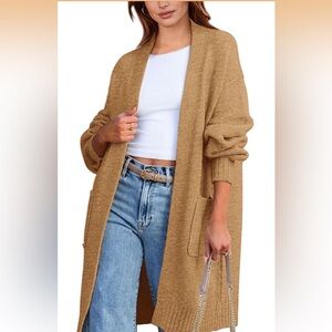 Brown Women's Cardigan Sweater